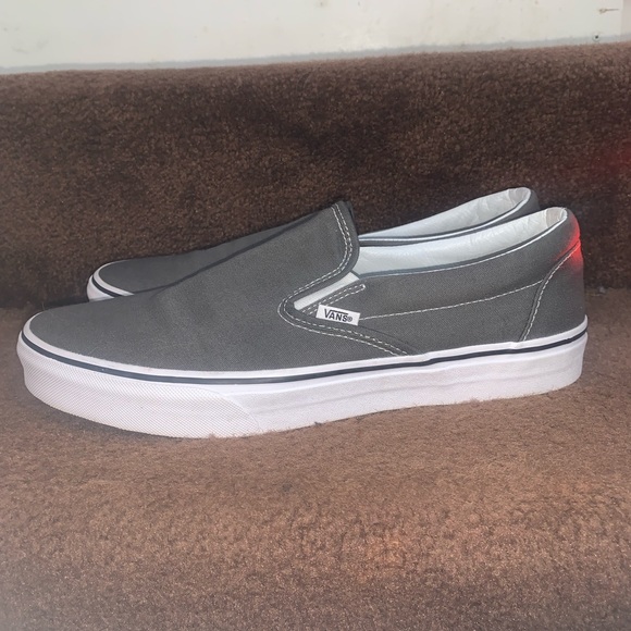 Vans Other - Grey Slip On Vans